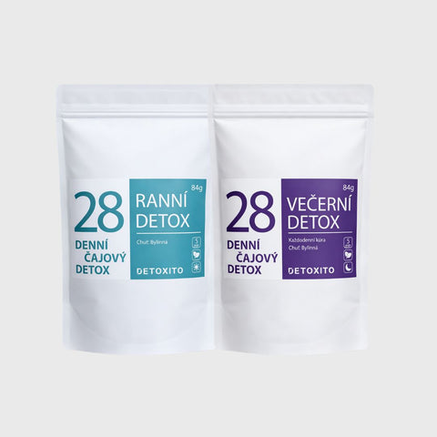 Detoxikačné čaje (28 denný balíček, 100% prírodný detox)