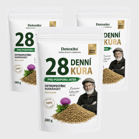 Detoxikačné čaje (28 denný balíček, 100% prírodný detox)