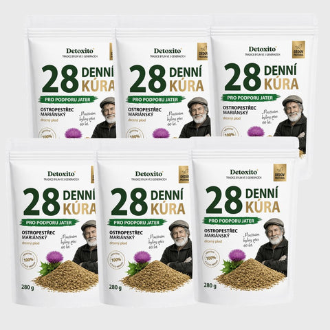 Detoxikačné čaje (28 denný balíček, 100% prírodný detox)