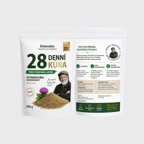 Detoxikačné čaje (28 denný balíček, 100% prírodný detox)